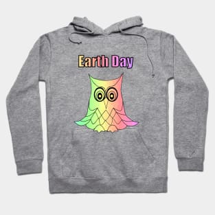 EARTH Day Celebration Cute Owl Hoodie